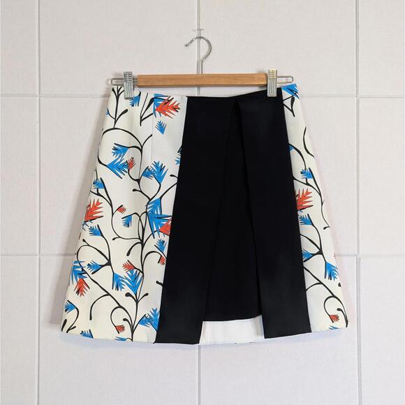 Tanya Taylor 'Steffi' floral printed neoprene mini skirt - Picture 1 of 7